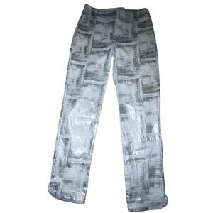 Joseph Ribkoff Women's Mid-rise Stretch Jeans White/Silver, Size 6